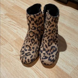 Cheetah Print Boots size 7